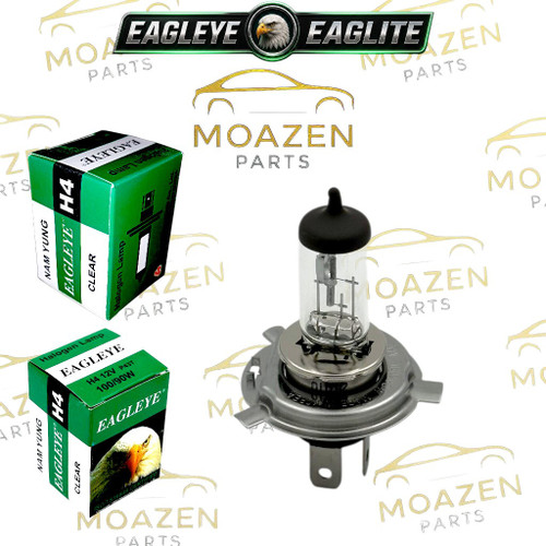 لامپ هالوژن EAGLITE (عقاب _ کرهای) مدل (H4) – 12 ولت 100/90 وات