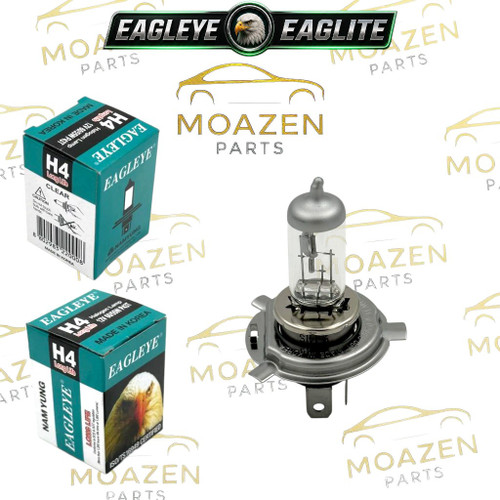 لامپ هالوژن EAGLEYE (عقاب _ کرهای) مدل (H4) – 12 ولت 60/55 وات