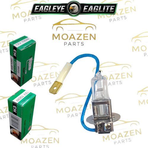 لامپ هالوژن EAGLEYE (عقاب _ کرهای) مدل (H3) – 12 ولت 100 وات
