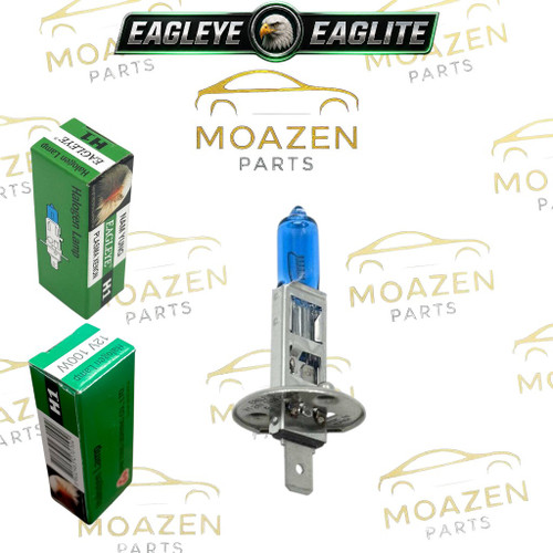 لامپ هالوژن EAGLEYE (عقاب _ کرهای) مدل (H1) – 12 ولت 100 وات – یخی