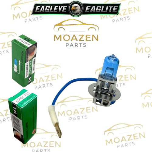 لامپ هالوژن EAGLEYE (عقاب _ کرهای) مدل (H3) – 12 ولت 100 وات – یخی