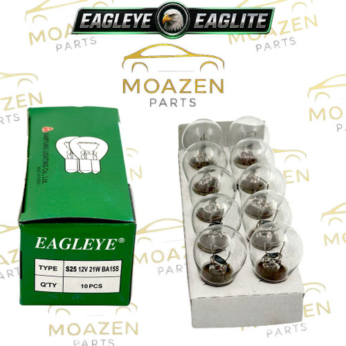 لامپ تک کنتاکت EAGLEYE (عقاب _ کرهای) مدل (S25) – 12 ولت 21 وات – پایه BA15s