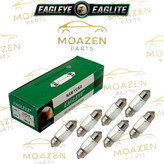 لامپ فشنگی چراغ سقف EAGLEYE (عقاب _ کرهای) مدل (FESTOON) – 12 ولت 10 وات – سایز 11×32 میلی متر