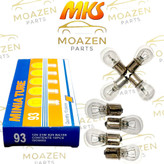لامپ خودرو تک کنتاکت MKS مدل (93) – 12 ولت 21 وات – مخصوص چراغ راهنما و عقب