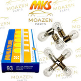 لامپ خودرو تک کنتاکت MKS مدل (93) – 12 ولت 21 وات – مخصوص چراغ راهنما و عقب