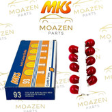 لامپ خودرو تک کنتاکت MKS مدل (93) – 12 ولت 21 وات – قرمز – مخصوص چراغ عقب و ترمز