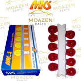 لامپ خودرو دو کنتاکت MKS مدل (S25) – 12 ولت 21/5 وات – قرمز – مخصوص چراغ عقب و ترمز