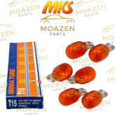 لامپ خودرو آریایی نارنجی متوسط MKS مدل (T15) – 12 ولت 16 وات – تک کنتاکت