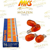 لامپ خودرو آریایی نارنجی متوسط MKS مدل (T15) – 12 ولت 16 وات – تک کنتاکت