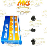 جا لامپی پایه دار MKS مدل (B8.5D) – 12 ولت 1.2 وات – مخصوص چراغ ساعت ، کیلومتر و نمایشگر داشبورد