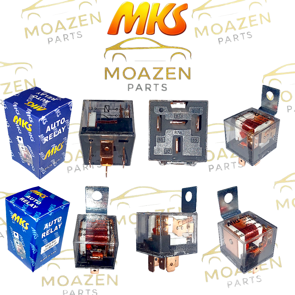 آفتامات بوق شیشه‌ ای ۵ فیش ۱۲ ولت ۸۰ آمپر برند MKS