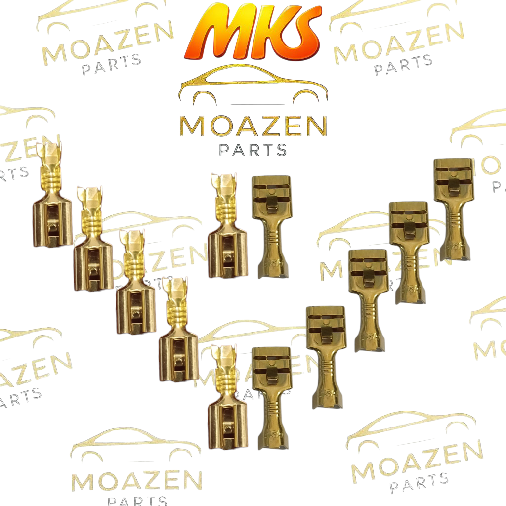 سر سیم فیش مادگی برنجی MKS مقاوم در برابر حرارت و خوردگی برای اتصال سیم خودرو