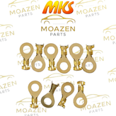 سر سیم گرد نمره ۶ دور پهن برنجی برند MKS