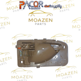 دستگیره درب بازکن داخلی پژو ۴۰۵ SLX بژ تیره سمت چپ (راننده) برند پاکور صنعت (PACOR SANAT)