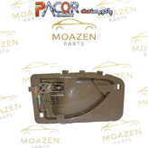 دستگیره درب بازکن داخلی پژو ۴۰۵ SLX بژ تیره سمت چپ (راننده) برند پاکور صنعت (PACOR SANAT)