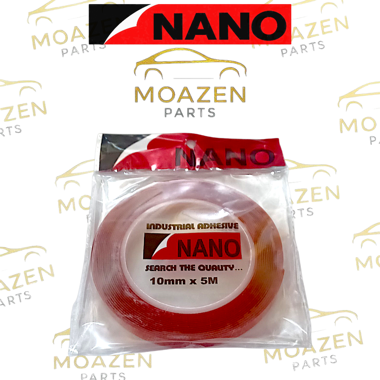 چسب دو طرفه ژله ای شفاف برند NANO (عرض ۱ سانتیمتر _ طول ۵ متر)