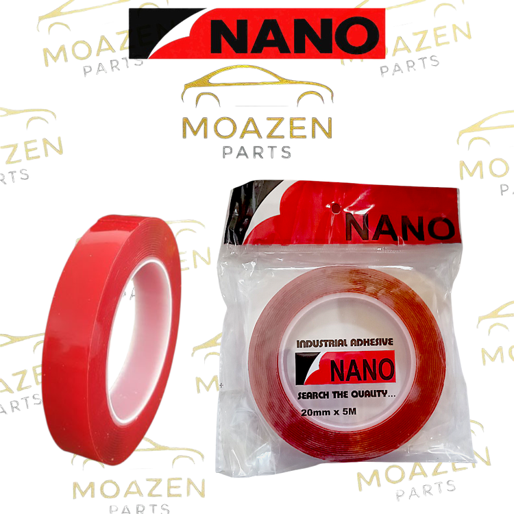 چسب دو طرفه ژله ای شفاف برند NANO (عرض ۲ سانتیمتر _ طول ۵ متر)