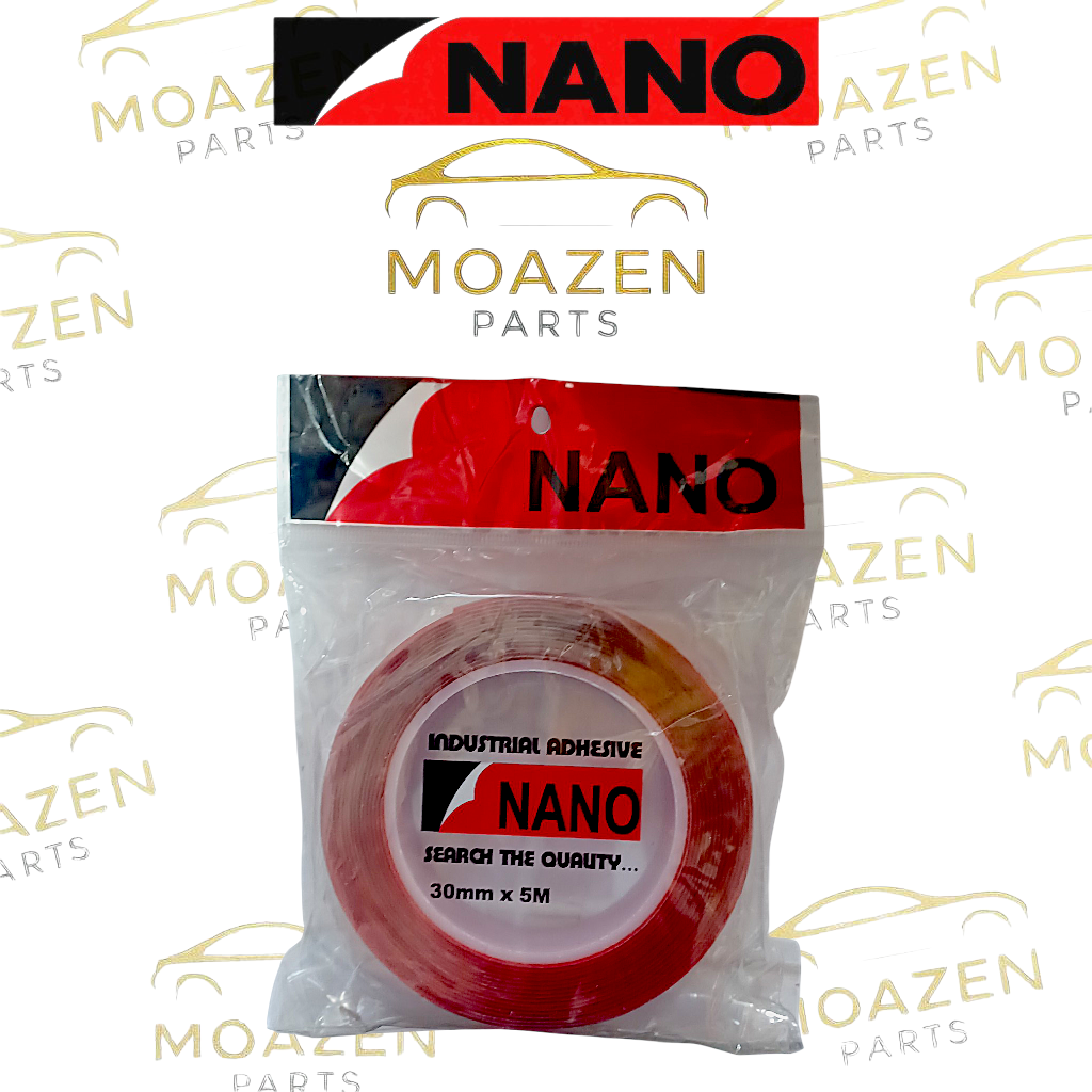 چسب دو طرفه ژله ای شفاف برند NANO ( عرض 3 سانتیمتر × طول ۵ متر )