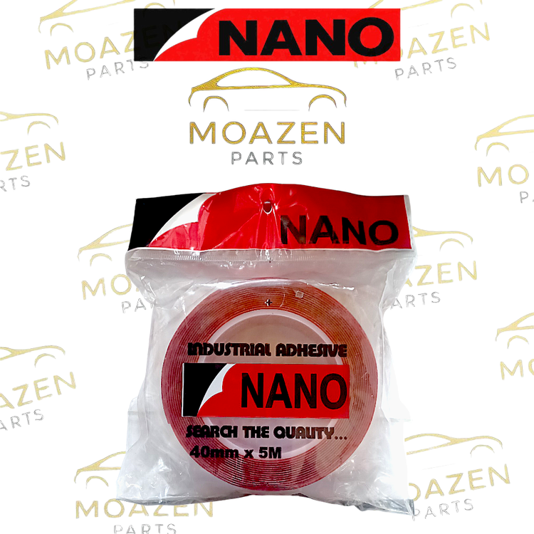 چسب دو طرفه ژله ای شفاف برند NANO ( عرض 4 سانتیمتر × طول ۵ متر )