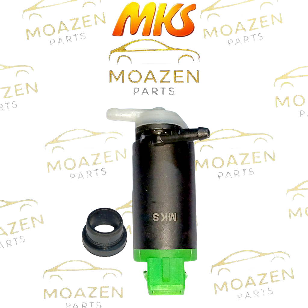 پمپ شیشه شور پژو ۲۰۶ و ۲۰۷ برند MKS مدل MKS‑830 دو خروجی ۱۲ ولت