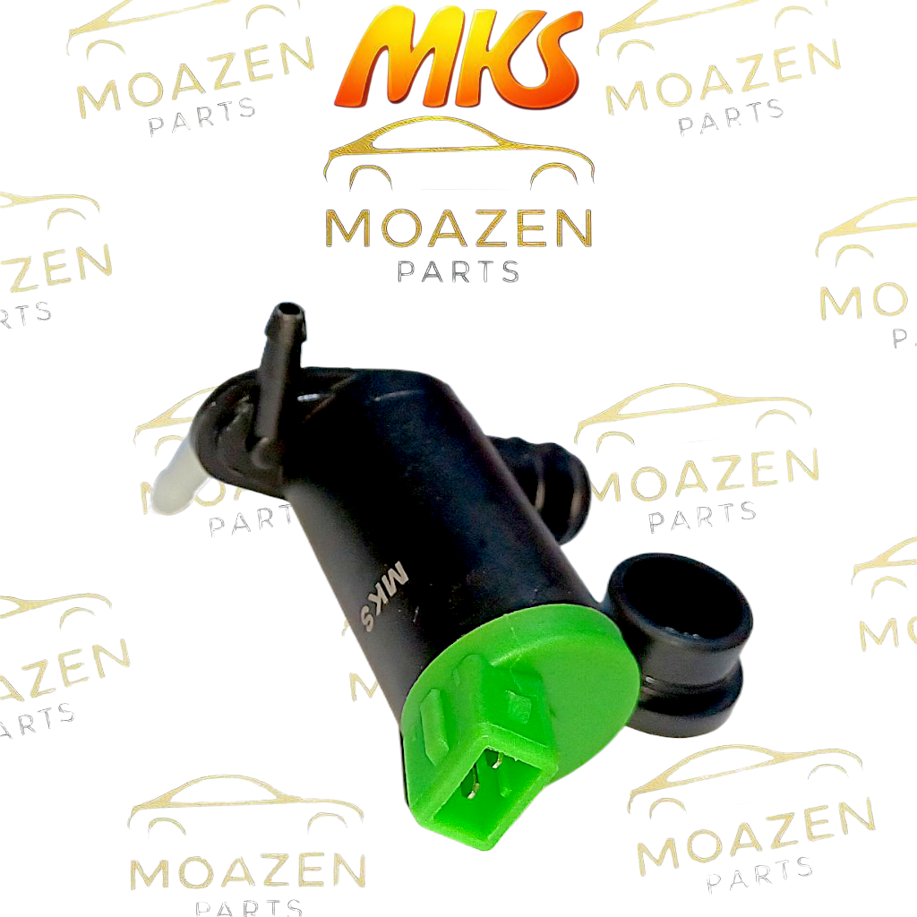 پمپ شیشه شور پژو ۲۰۶ و ۲۰۷ برند MKS مدل MKS‑830 دو خروجی ۱۲ ولت