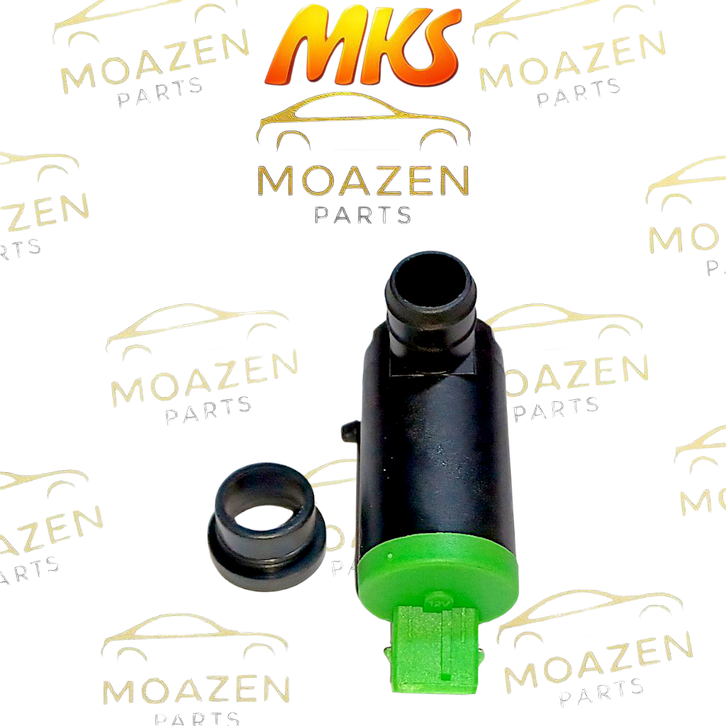 پمپ شیشه شور پژو ۲۰۶ و ۲۰۷ برند MKS مدل MKS‑830 دو خروجی ۱۲ ولت