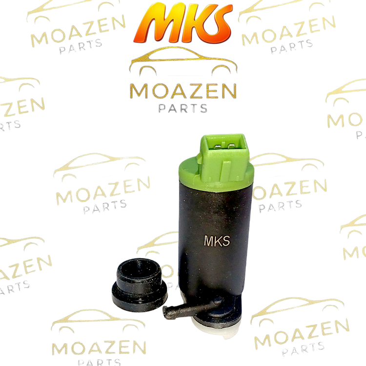 پمپ شیشه شور پژو ۲۰۶ صندوقدار و رانا برند MKS مدل MKS‑645 تک خروجی ۱۲ ولت