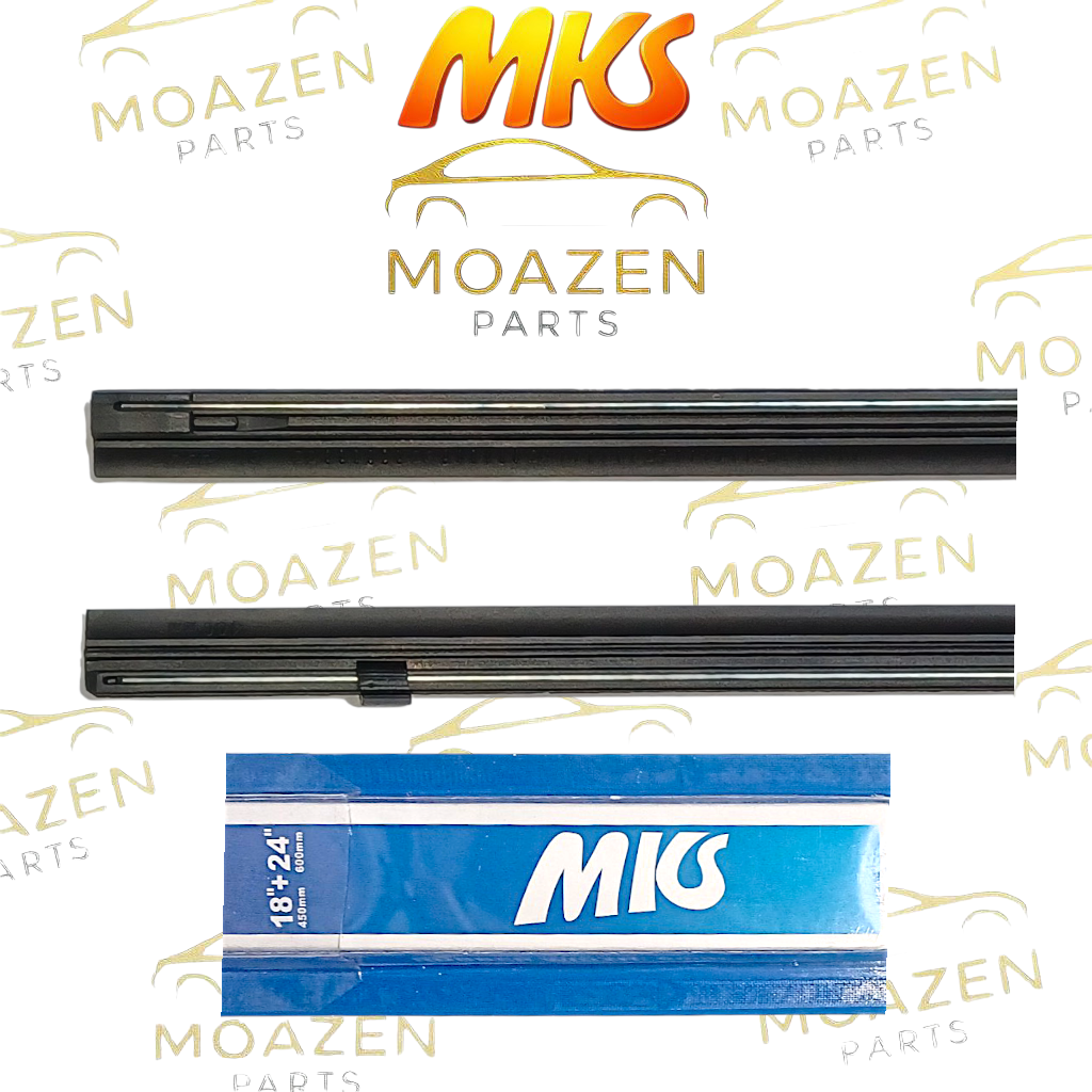 لاستیک تیغه برف پاک کن جلو سمند LX،SE / سورن،سورن پلاس / دنا، دنا پلاس / EF7 / تارا – برند MKS (مجموعه دو عددی)